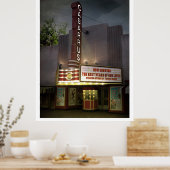 Historisches Cabarrus Theater Poster (Küche)