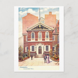 Historisches Carpenters Hall in Philadelphia Postkarte