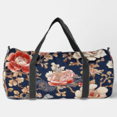 Historisches chinesisches Stoffmuster Duffle Bag (Vorderseite)