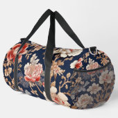 Historisches chinesisches Stoffmuster Duffle Bag (Rechte Ecke)