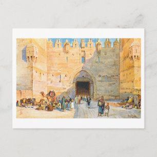 Historisches Damaskustor, Jerusalem Postkarte