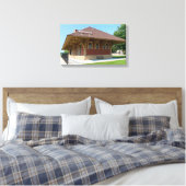 Historisches Depot in Whitewater Leinwanddruck (Insitu (Schlafzimmer))