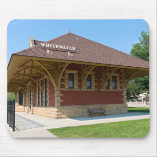Historisches Depot in Whitewater Mousepad