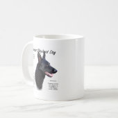 Historisches Design des deutschen Schäferhundes (b Kaffeetasse (Vorderseite Links)