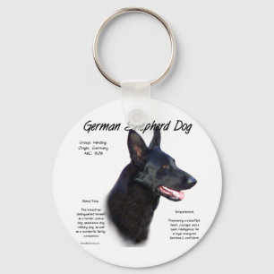 Historisches Design des deutschen Schäferhundes (b Schlüsselanhänger