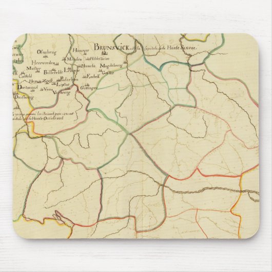 Historisches Deutschland und Österreich Mousepad (Vorne)