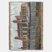 Historisches Ellis Island Throw Blanket Decke (Vorderseite Vertikal)