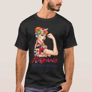 Historisches Erbe Monat Nationales hispanisches Er T-Shirt