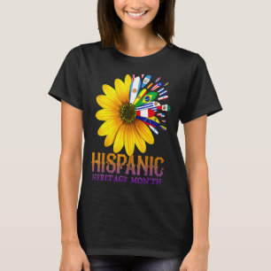 Historisches Erbe Monat Nationales Latino Hübsch F T-Shirt