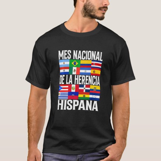 Historisches Erbe Month Mes Nacional De La Herenci T-Shirt (Vorderseite)