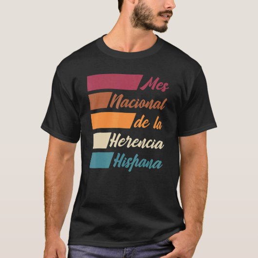 Historisches Erbe Month Mes Nacional De La Herenci T-Shirt (Vorderseite)