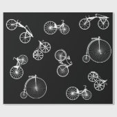 Historisches Fahrrad Geschenkpapier (Flach)