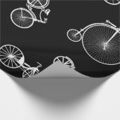 Historisches Fahrrad Geschenkpapier (Ecke)