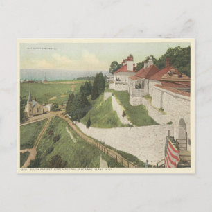 Historisches Fort Mackinac, Mackinac Island Michig Postkarte