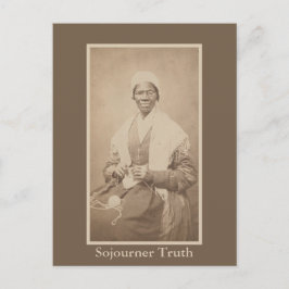 Historisches Foto des Abolitionisten Sojourner Wah Postkarte