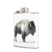 Historisches Foto von American Bison Flachmann (Links)