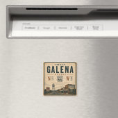 Historisches Galena Route 66 Souvenir Magnet (In Situ (Geschirrspüler))