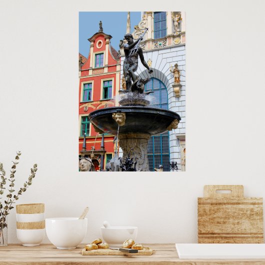 Historisches Gdansk, Polen Poster (Küche)