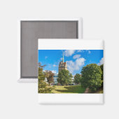Historisches Gebäude in Rostock Magnet (Vorderseite/Rückseite)