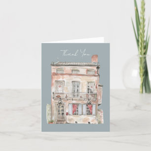 Historisches Gebäude New Orleans Dankeskarte