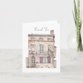 Historisches Gebäude New Orleans Dankeskarte