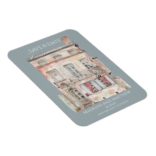 Historisches Gebäude New Orleans Magnet (Rechte Seite)