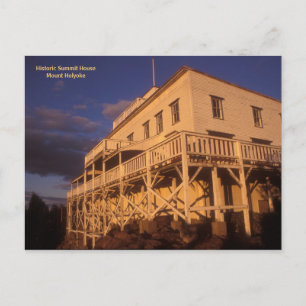 Historisches Gipfelhaus Berg Holyoke Postkarte