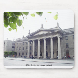 Historisches GPO Gebäude, Dublin Stadt Irland. Mousepad