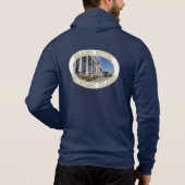 Historisches Grand Hotel auf der Insel Mackinac, M Hoodie (Rückseite)