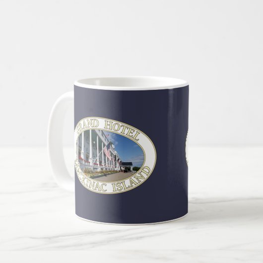 Historisches Grand Hotel auf der Insel Mackinac, M Kaffeetasse (Vorderseite Links)