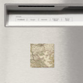 Historisches Griechenland, Pariser Atlaskarte Magnet (In Situ (Geschirrspüler))