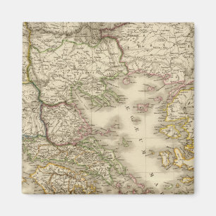 Historisches Griechenland, Pariser Atlaskarte Magnet