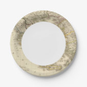 Historisches Griechenland, Pariser Atlaskarte Pappteller (Vorderseite)