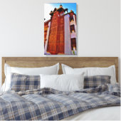 Historisches Haus Leinwanddruck (Insitu (Schlafzimmer))