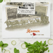 Historisches Homer NY Sig Sautelle Circus Handtuch (Gefaltet)