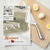 Historisches Homer NY Sig Sautelle Circus Handtuch (Viertel Falte)