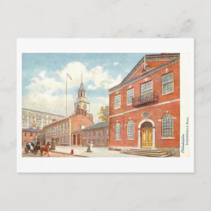 Historisches Independence Hall, Philadelphia, Penn Postkarte