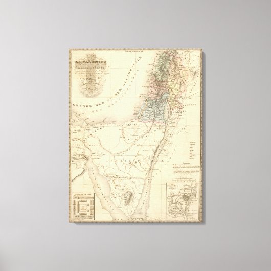 Historisches Jerusalem, Palästina Leinwanddruck (Vorderseite)