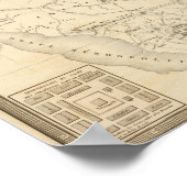 Historisches Jerusalem, Palästina Poster (Ecke)