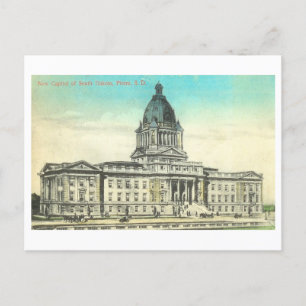 Historisches Kapitol des US-Bundesstaates South Da Postkarte