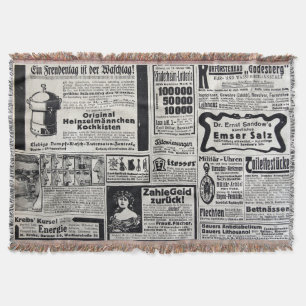 Historisches Kiew: Zeitungsillustration von 1917 Decke