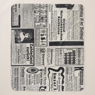 Historisches Kiew: Zeitungsillustration von 1917 Sherpadecke