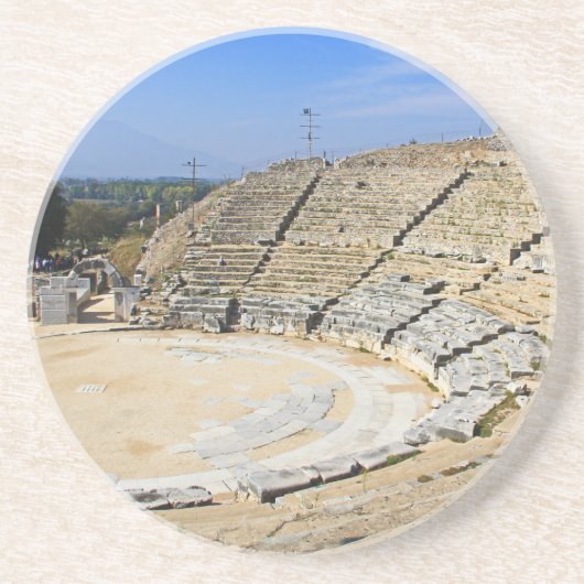 Historisches Kolosseum Nordgriechenland Untersetze Getränkeuntersetzer (Vorne)