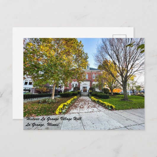 Historisches La Grange Illinois Postcard Postkarte (Vorne/Hinten)