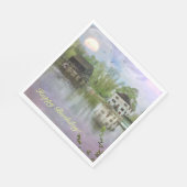 Historisches Land glücklich Geburtstag Serviette (Ecke)