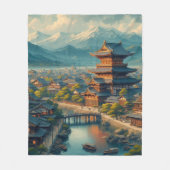 Historisches Nara , Denkmäler des antiken Nara Fleecedecke (Vorderseite)