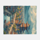 Historisches Nara , Denkmäler des antiken Nara Fleecedecke (Vorderseite (Horizontal))