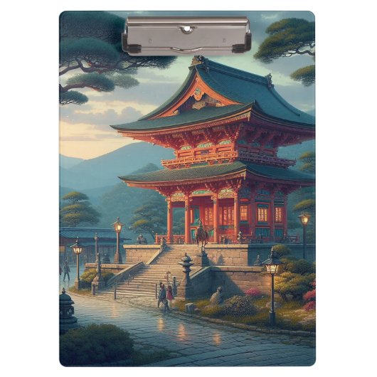 Historisches Nara , Denkmäler des antiken Nara Klemmbrett (Vorderseite)