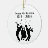 Historisches New Orleans Dreihundertjährig Keramik Ornament (Links)
