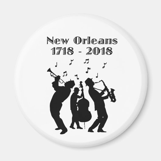 Historisches New Orleans Dreihundertjährig Magnet (Vorne)